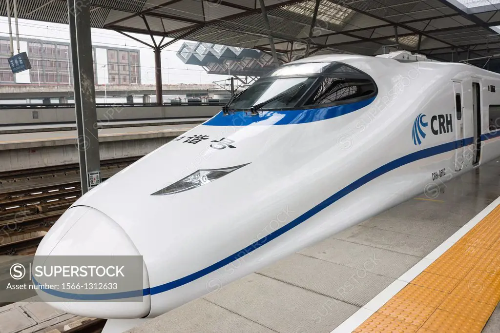 High Speed Train CRH2 modelled after the Japanese shinkansen in China.