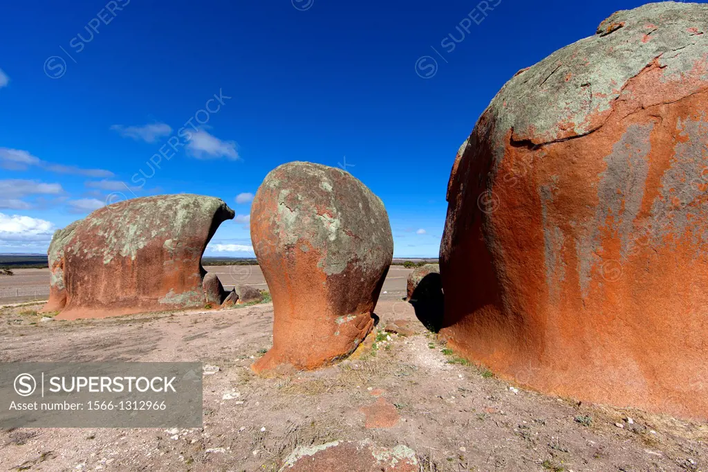 Murphys Haystacks are inselberg rock formations located between Streaky Bay and Port Kenny on the Eyre Peninsula in South Australia.