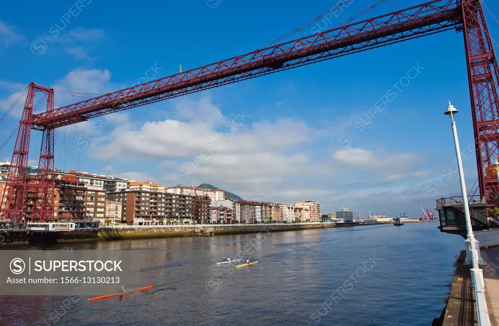 The Vizcaya Bridge, commonly call it the Puente Colgante, is a transporter bridge that links the towns of Portugalete and Las Arenas (part of Getxo), ...