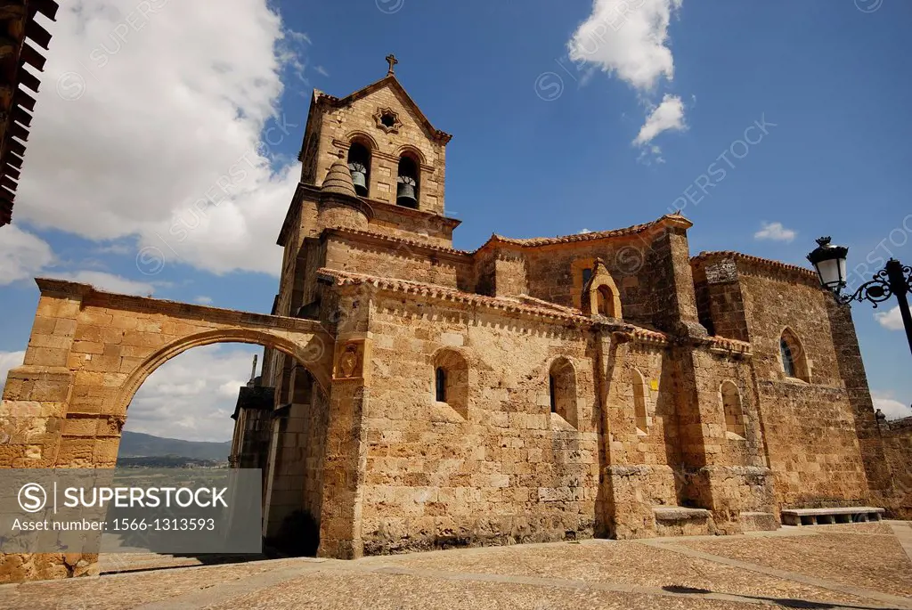 Church of San Vicente Martir in Frias, Burgos, Spain.