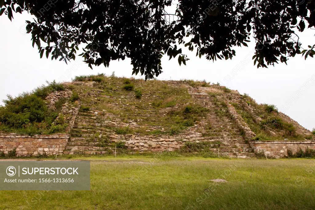 Montealban Archaeological Site, near Oaxaca City, Oaxaca, Mexico. Where Zapotecas come.