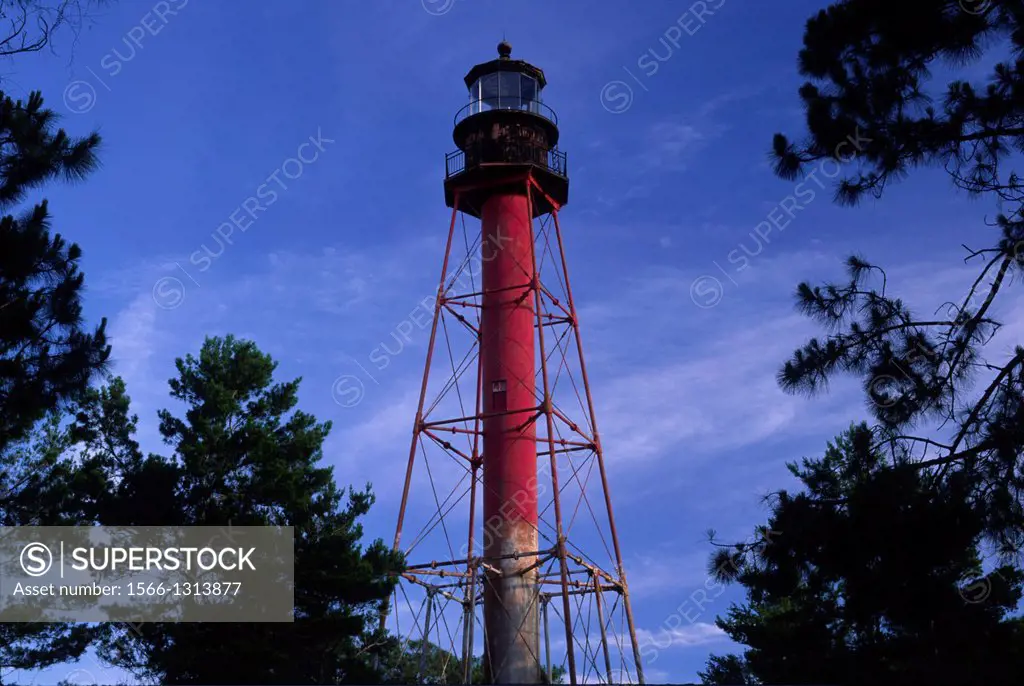 Crooked River Lighthouse, Franklin County, Florida.