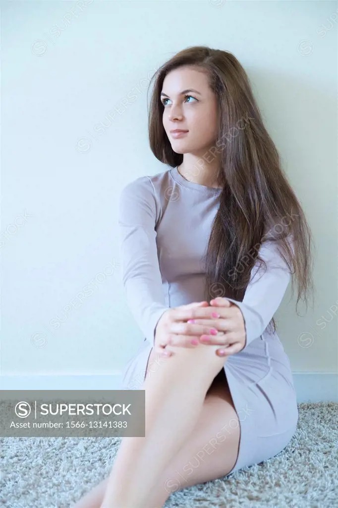 portrait of a beautiful young Russian girl