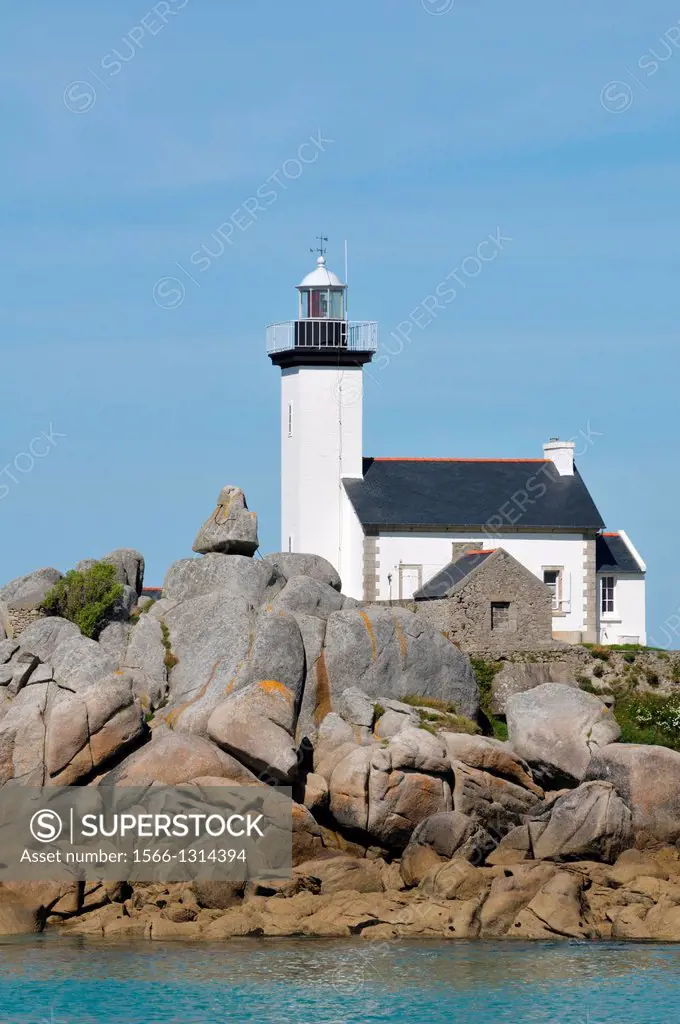 Lighthouse, Brignogan, Finistère, Brittany, France