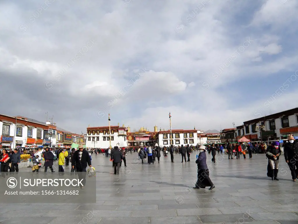 Jokhang Temple, Lhasa, Tibet, Asia