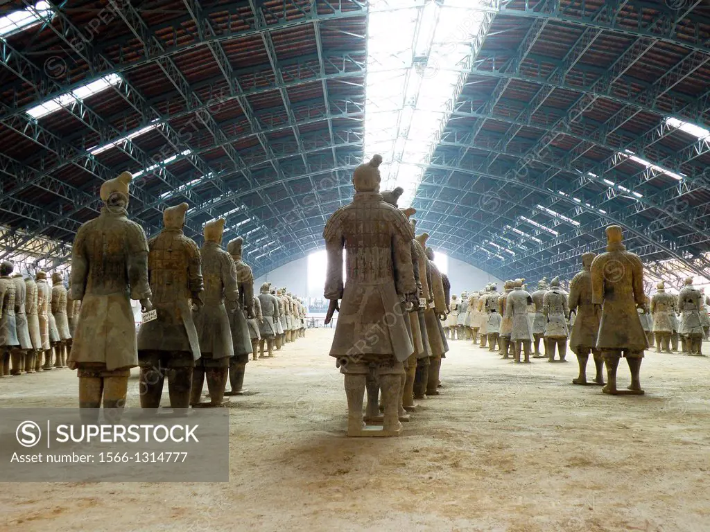 Emperor Qin´s terracotta warriors, Xian, China