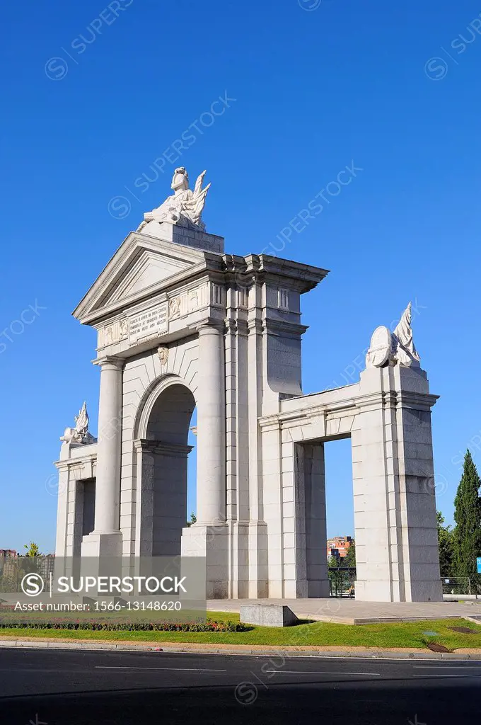 Arch of San Vicente.Madrid.Spain