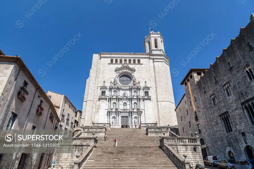 Cathedral of Girona,catalonia,spain.