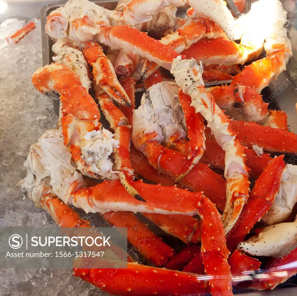 Fresh crab, Bergen Norway.