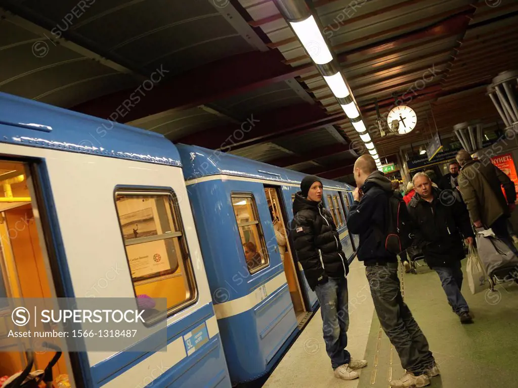 Subway, Liljeholmen, Stockholm, Sweden