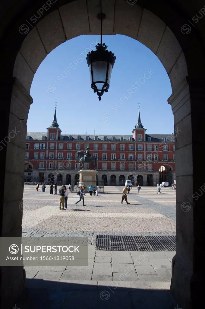 Plaza Mayor, Madrid, Spain.