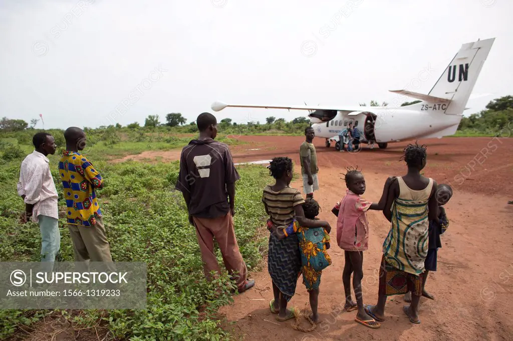 Humanitarian airs ervice (UNHAS) in central african republic.