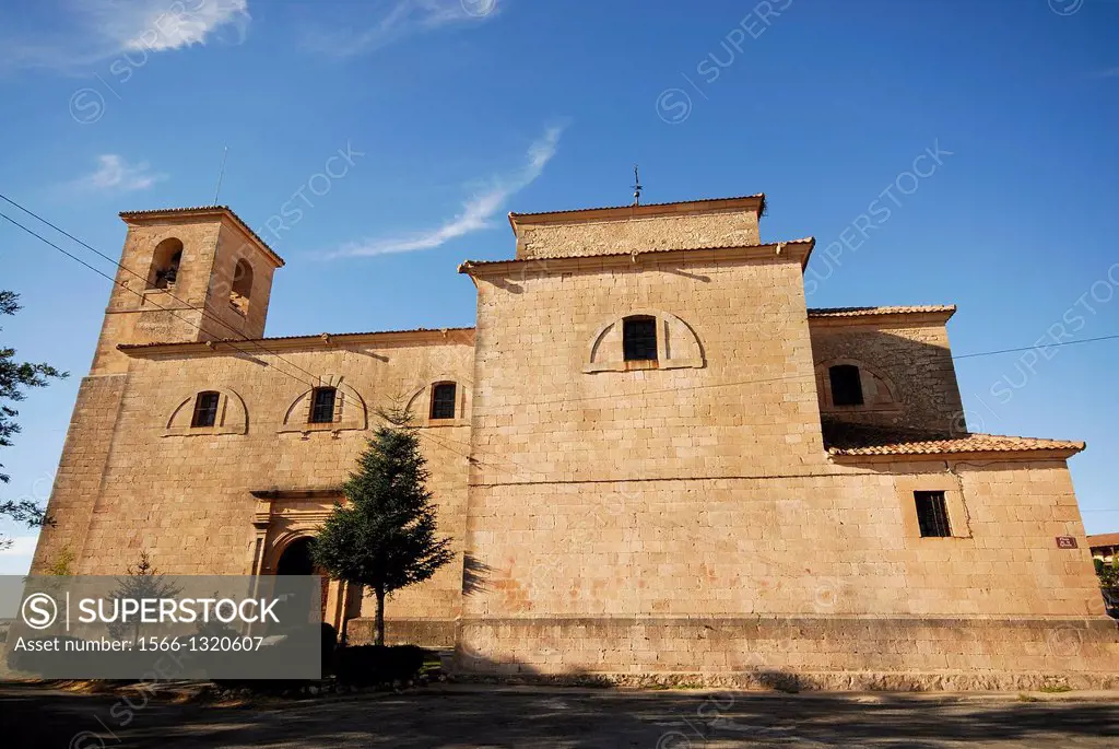 Church of Villafranca, Segovia province, Spain.