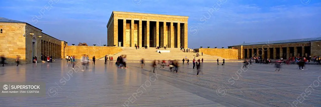 Mausoleum of Mustafa Kemal Ataturk (Anitkabir). Ankara, Turkey.