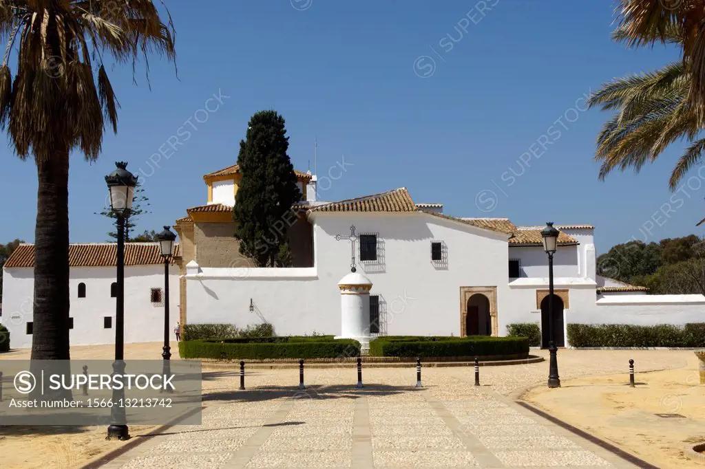 Palos de la Frontera (Huelva) Spain. Outside the convent of La Rabida.