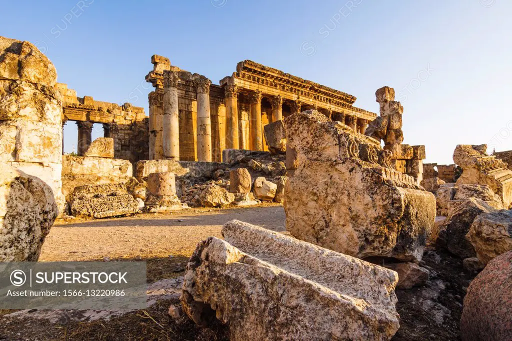 Temple of Bacchus. Baalbek, Lebanon.
