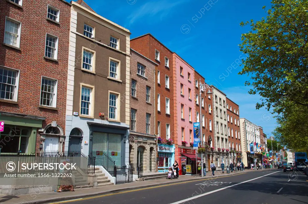 Bachelor's Walk street central Dublin Ireland Europe.