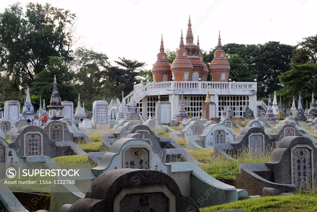 Chinese Cemetery in Kanchanaburi