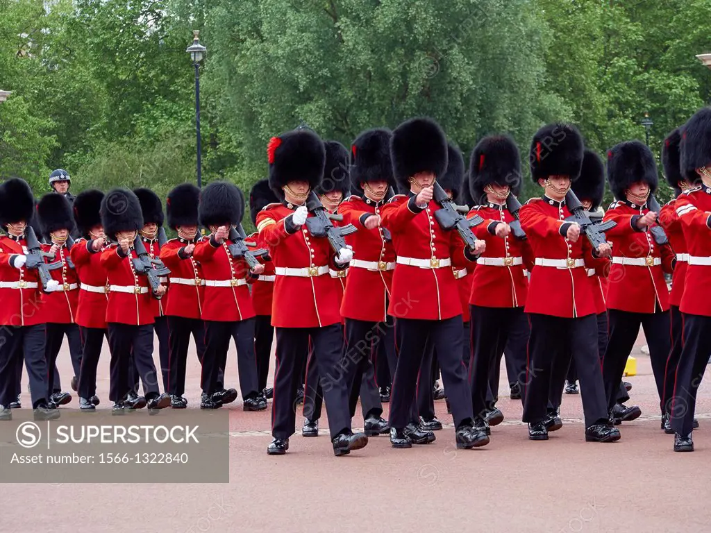 Grenadier Guards at Trooping the Colour ceremony in LOndon