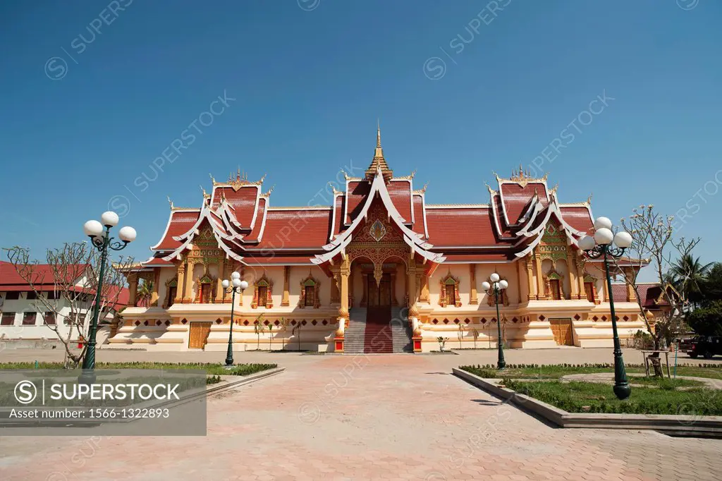 That Luang Stupa, Vientiane, Laos.