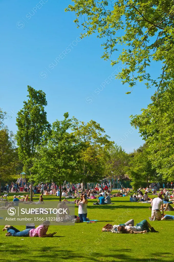 St Stephen's Green park (1663) central Dublin Ireland Europe.