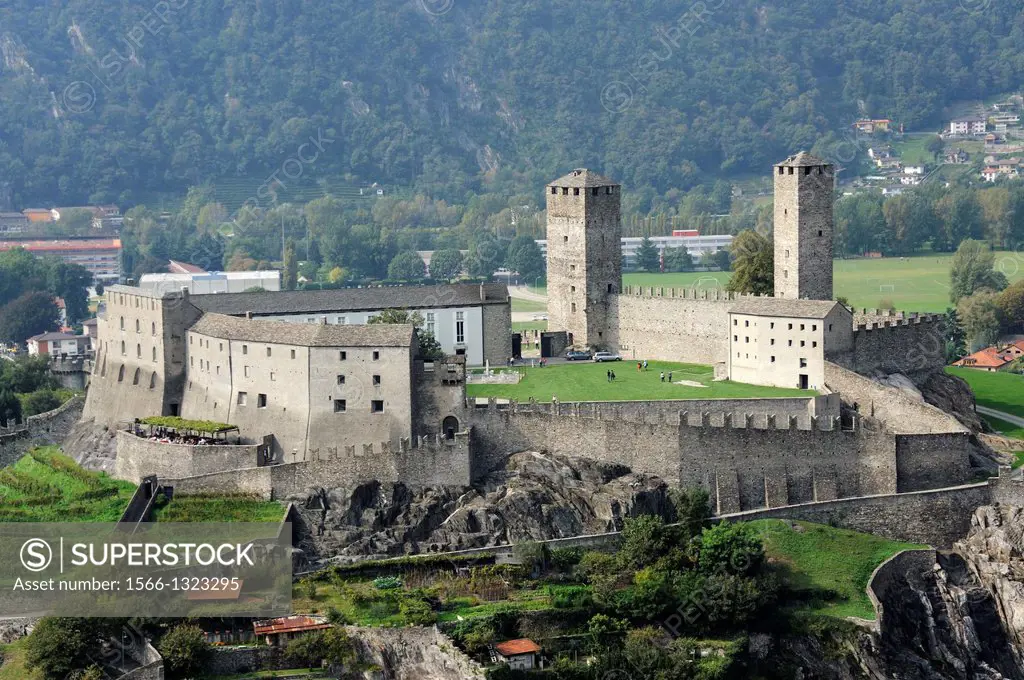 Castelgrande - Bellinzona is the administrative capital of the canton Ticino in Switzerland. The city is famous for its three castles (Castelgrande, M...