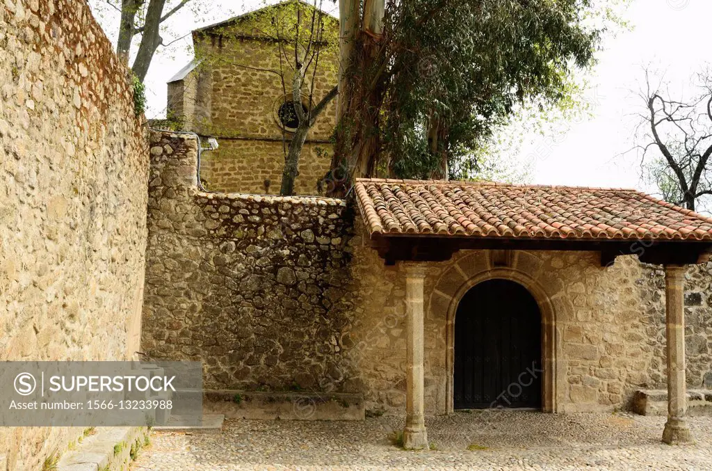 In 1556 Charles V, Holy Roman Emperor retired to the Monastery of Yuste. Monastery of Yuste. Cuacos de Yuste. La Vera. Cáceres. Extremadura. Spain. Eu...