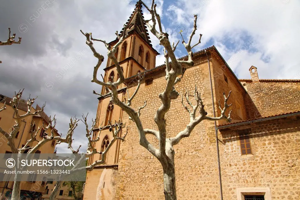 St Bartholomew church in Soller Majorca Balearic islands Spain.