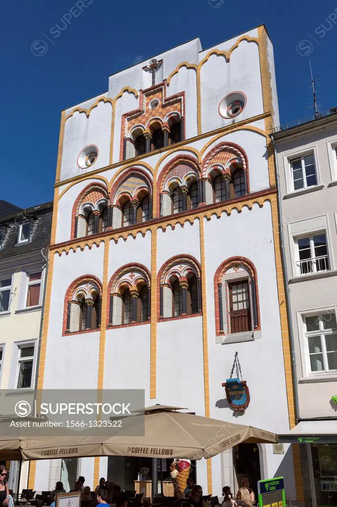 House of the three Magi, Trier, Rhineland-Palatinate, Germany.