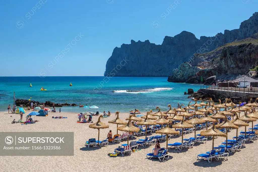Spain , Mallorca Island, Cala San Vicente , Formentor Cliffs.