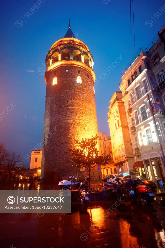 Galata Tower (Galata Kulesi). Istanbul. Turkey