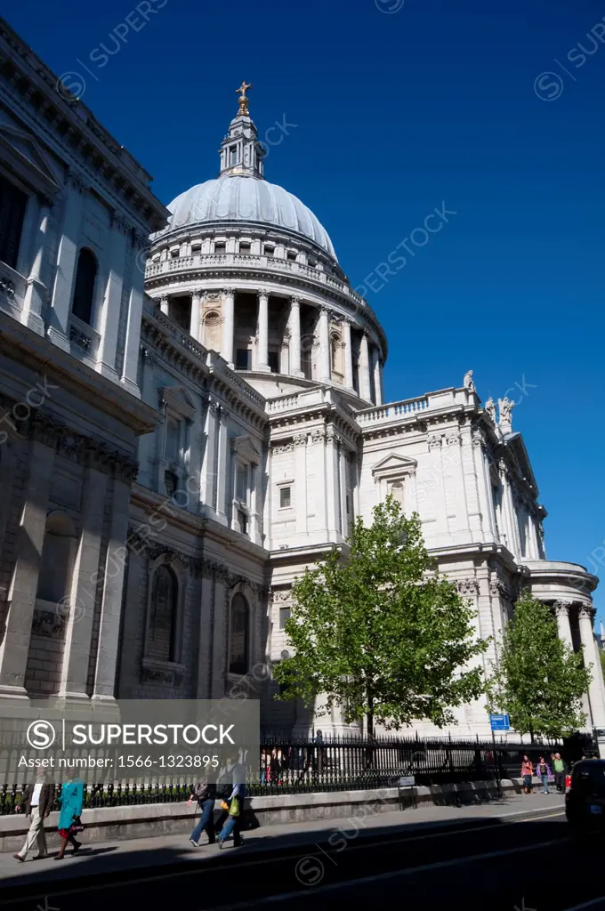 England, London, St Paul Cathedral.