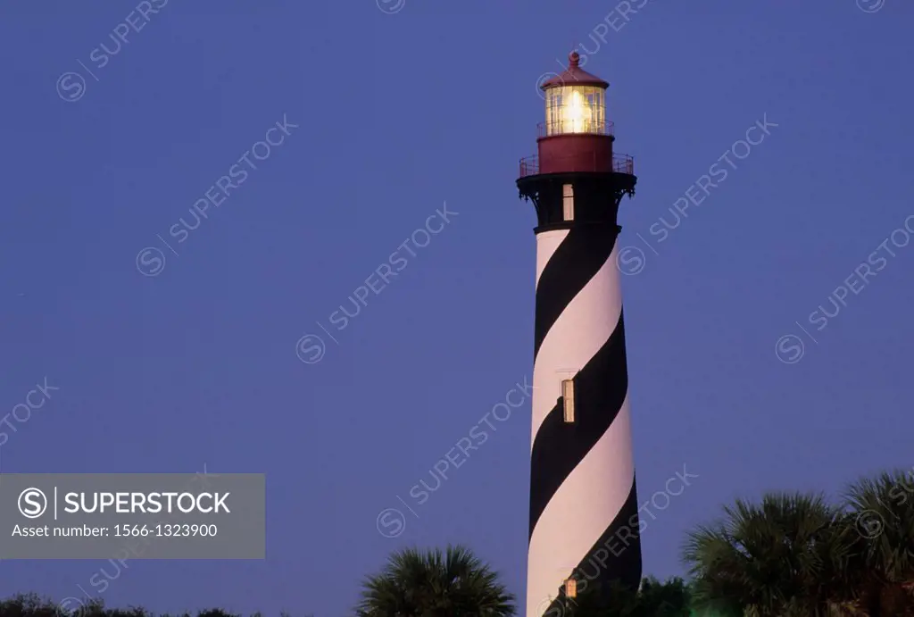 St Augustine Lighthouse, Lighthouse Park, St. Augustine, Florida.