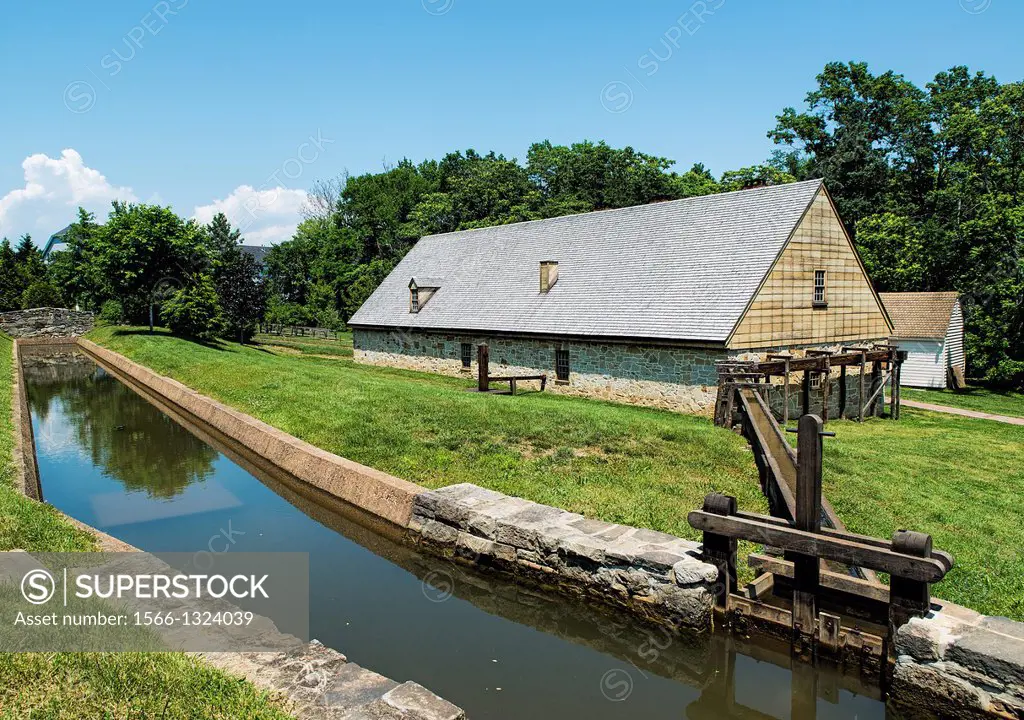 George Washington Gristmill and Distillery, Mt Vernon, Virginia, USA.