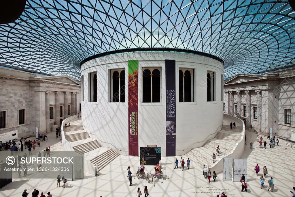 The Great Court, The British Museum, London, England.