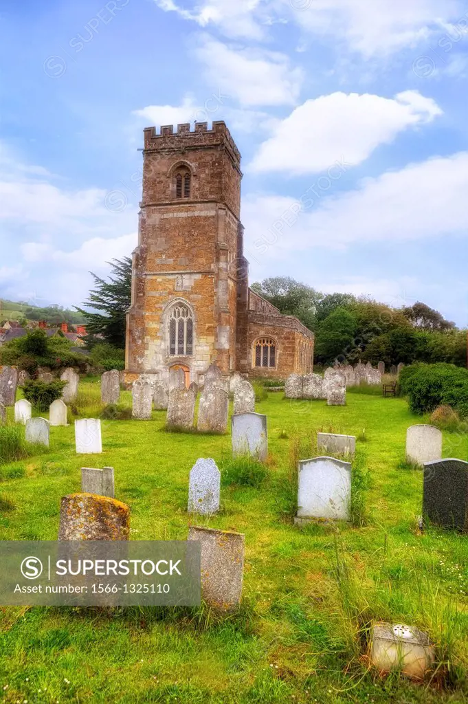 Parish church St Nicholas, Abbotsbury, Dorset, United Kingdom.