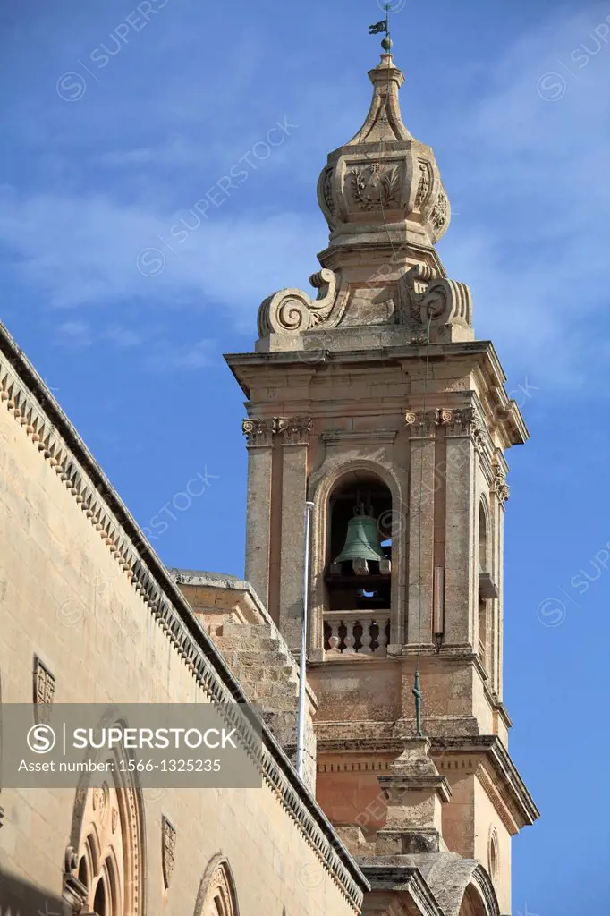 Malta, Mdina, Carmelite Church,.