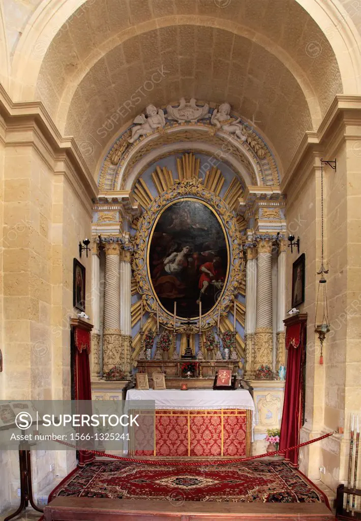 Malta, Mdina, St Agatha's Chapel,.