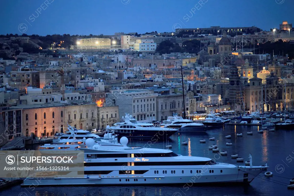 Malta, Vittoriosa, Birgu, Marina, Dockyard Creek,.