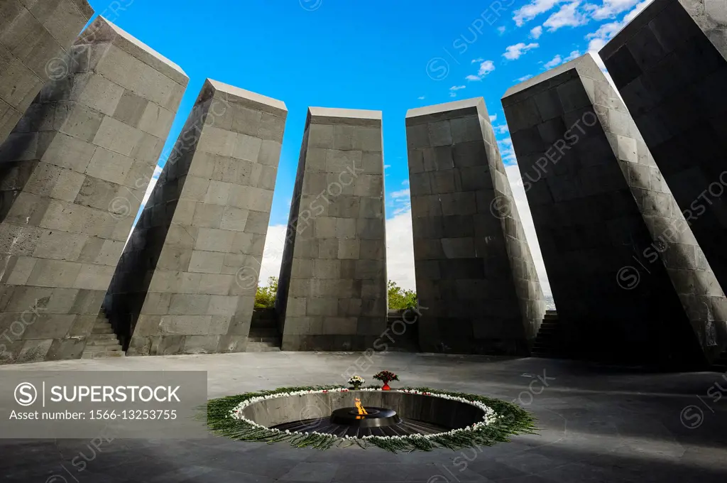 Armenian Genocide memorial complex in Yerevan, Armenia