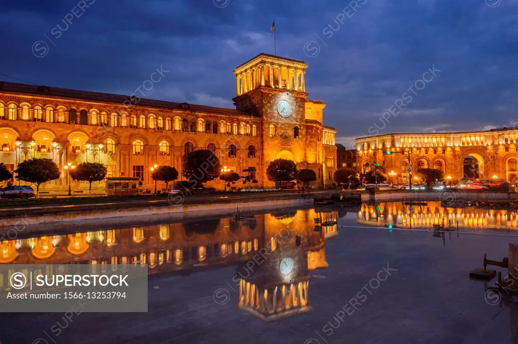 Republic Square in Yerevan, Armenia