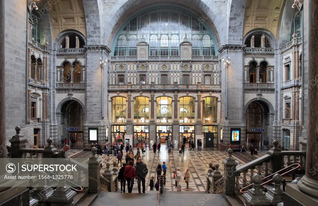 Belgium, Antwerp, Centraal Station,.