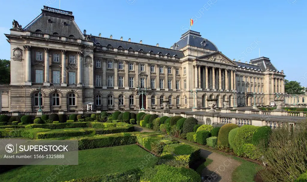 Belgium; Brussels; Royal Palace,.