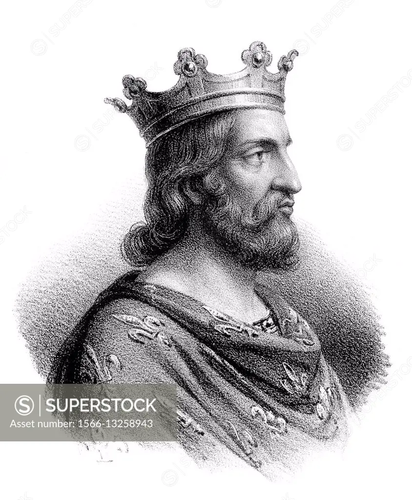 Dagobert I, c. 603-639, king of Austrasia, Neustria and Burgundy, King of the Franks of the Merovingian dynasty.