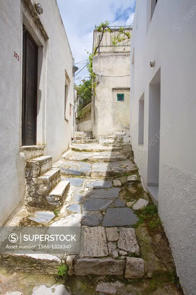 Greece, Cyclades, Naxos : Village Apiranthos