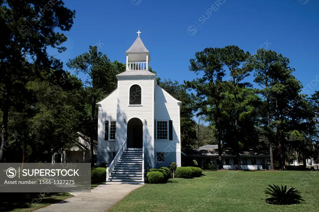 USA, GEORGIA, ST. MARYS, FIRST PRESBYTERIAN CHURCH, 1808.