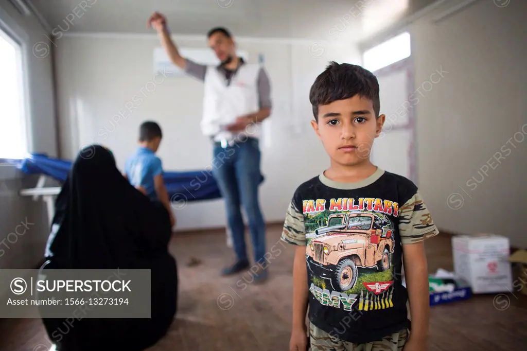 Medical facility for Iraqi internally displaced people.