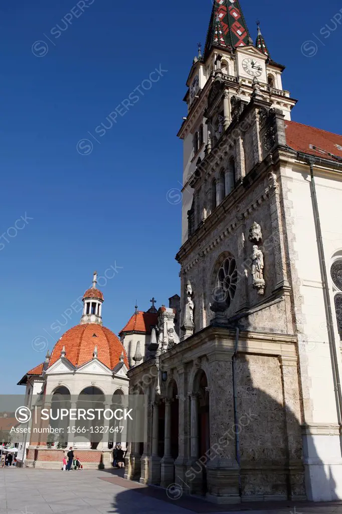 Croatia, Zagorje province, city of Marija Bistrika, famous for the black statue of the virgin located in the church and known to provide many miracles...
