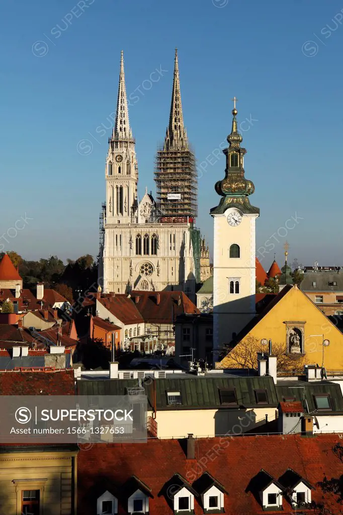 Croatia, Zagorje province, Zagreb, the cathedral