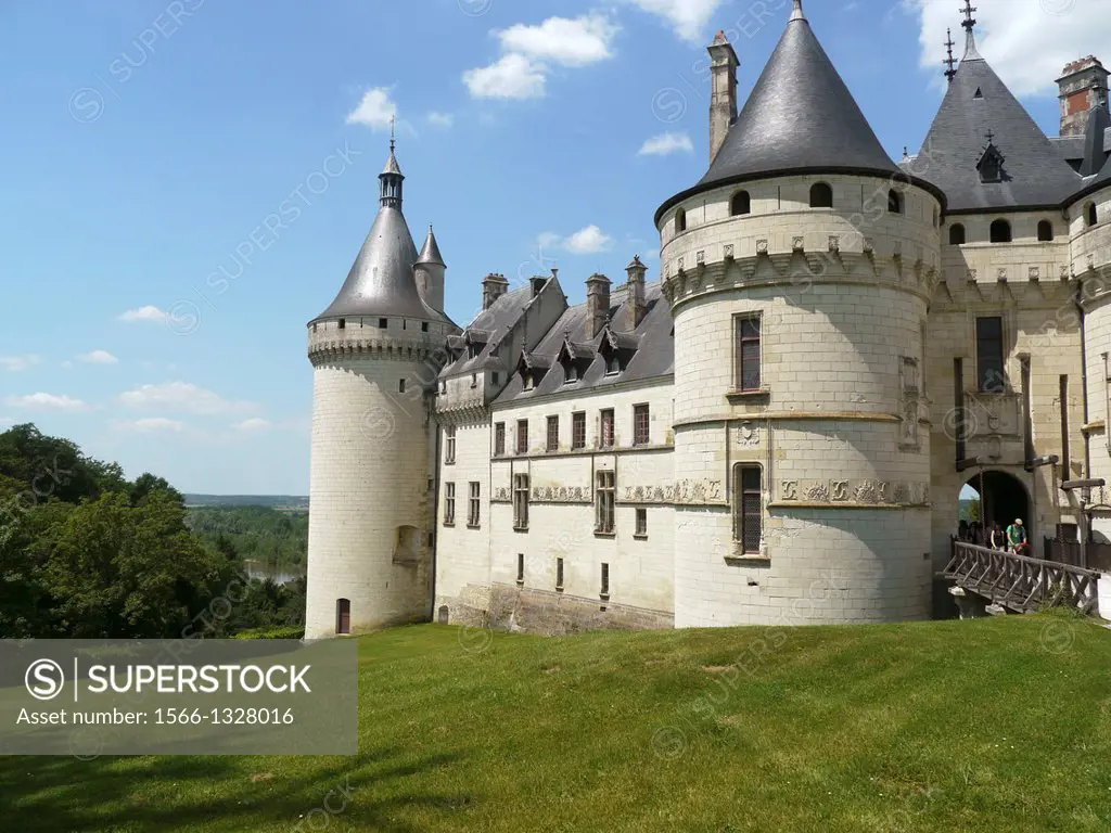 France, Centre, Loire Chateaux, Chaumont-sur-Loire castle and famous gardens festival